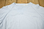 Vintage 1980s Light Blue Blank Raglan Crewneck Sweatshirt