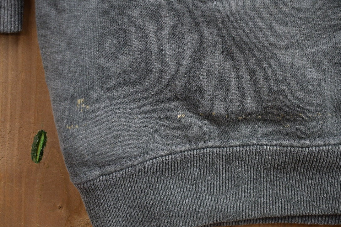 Vintage 1990s Blank Grey Crewneck Sweatshirt