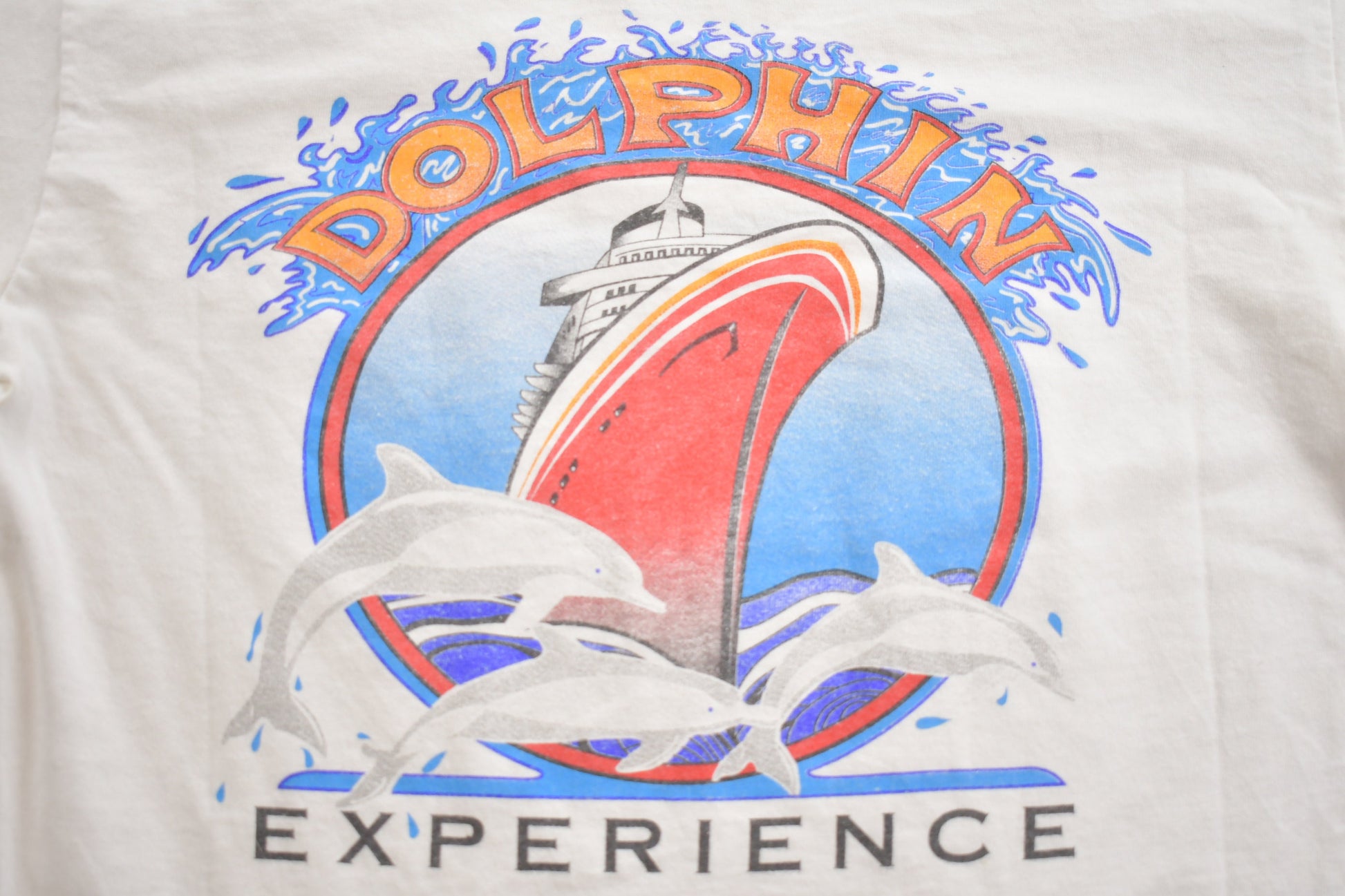 Vintage 1990s 'Big Red Boat' Cruise Line Souvenir T Shirt / Streetwear / Made In USA / Vacation Tee / Travel T Shirt / Tourist /