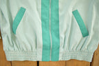 Vintage 1980s Alfred Dunner Pin Stripe Full Zip Windbreaker