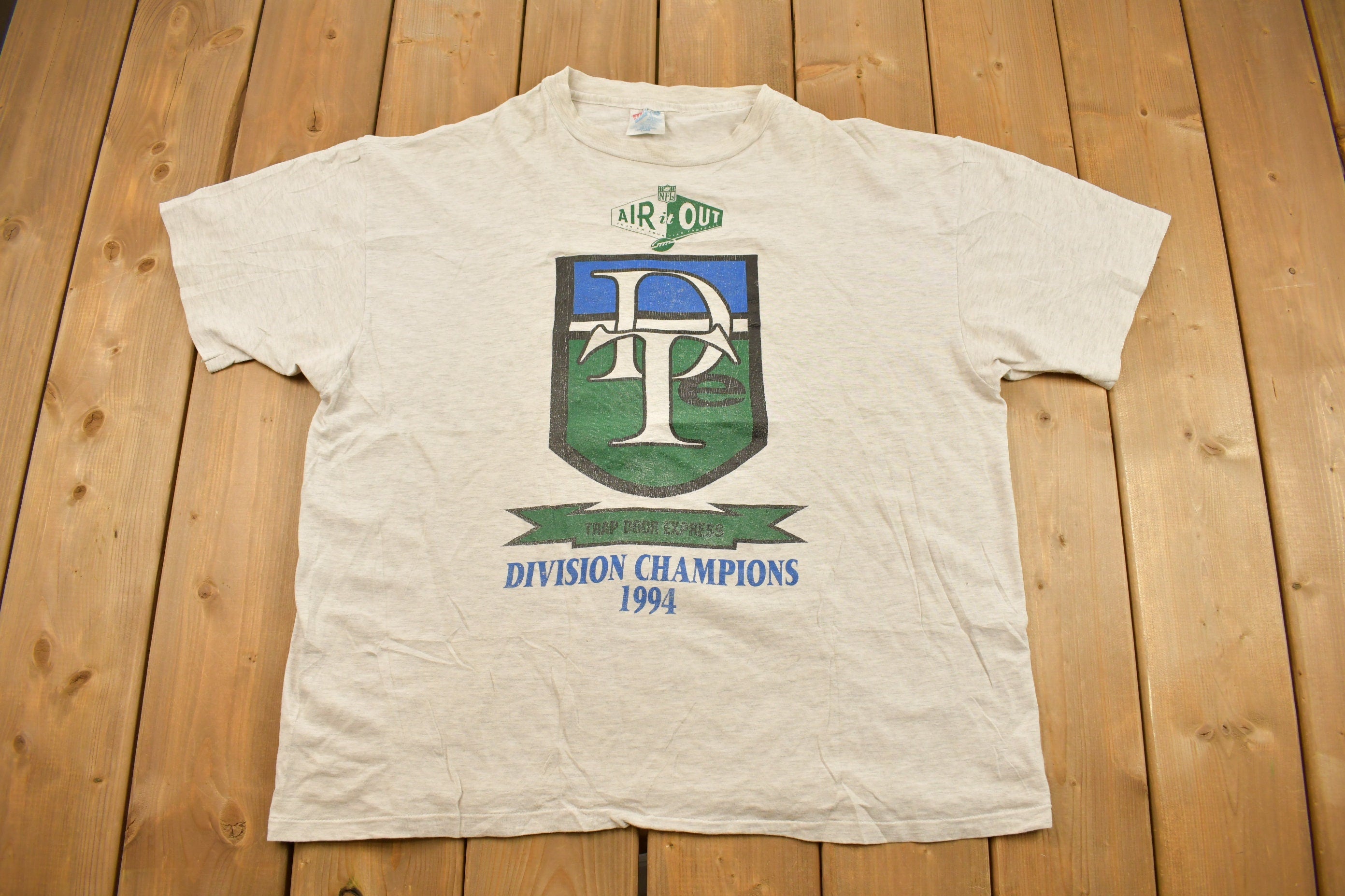 Vintage 1994 Air it Out NFL Graphic T-Shirt
