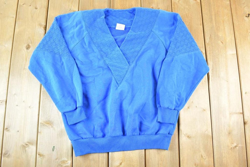 Vintage 1990s Lady Foot Locker Knit V Neck Sweater Womens M