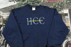 Vintage 1990s HCC Cougars Embroidered Crewneck