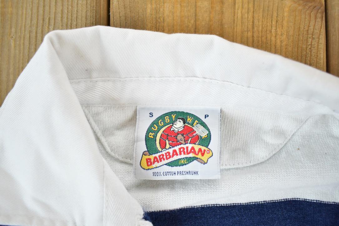 Vintage 1990s Barbarian UA Rugby Button Up Shirt