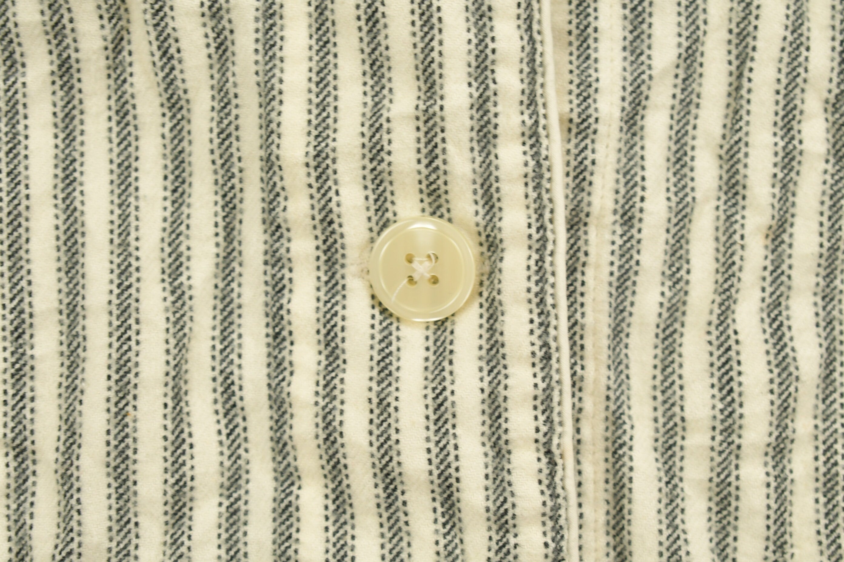 Vintage 1990s Chaps Ralph Lauren Striped Button Up Bed Shirt