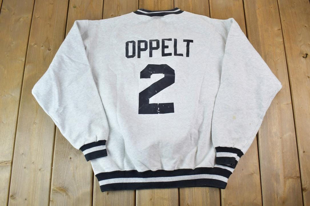 Vintage 1990s Greece Lightning University Collegiate Crewneck
