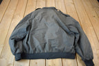 Vintage 1990s Members Only Black Windbreaker Jacket
