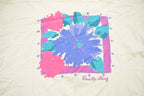 Vintage 1990s Santa Cruz Flower Theme Souvenir T Shirt
