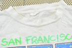 Vintage 1990 San Francisco Golden Gate Bridge Landmarks Souvenir T-Shirt Men's L