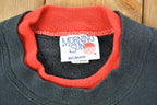Vintage 1990s Morning Sun Double Collar Night Bird Crewneck