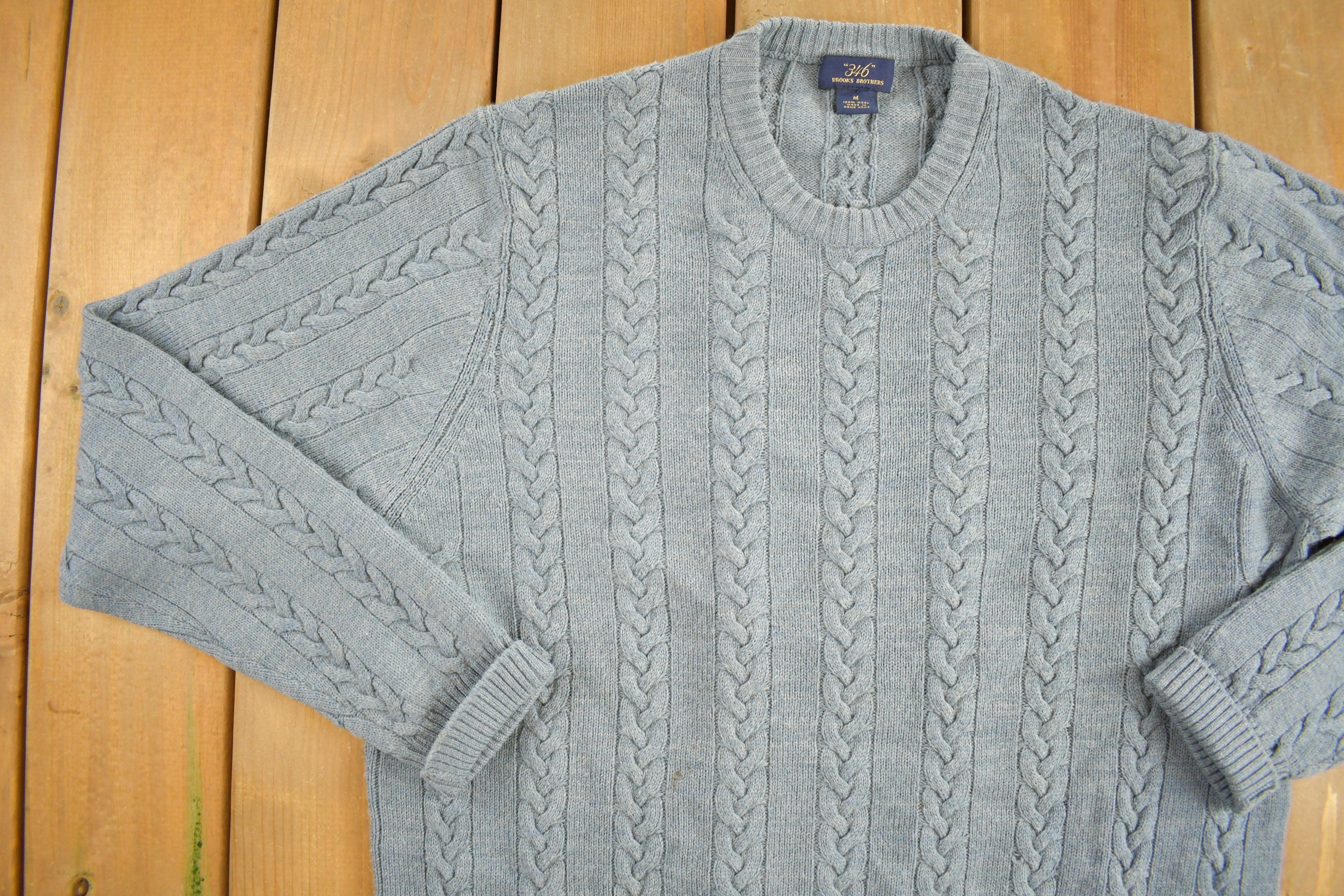 Vintage 1990s Brooks Brothers Knit Crewneck Sweater