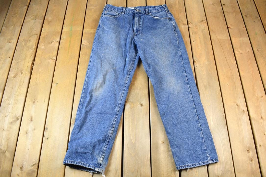 Vintage 2000s Relaxed Fit Blanket-Lined Carhartt Jeans Size 34 x 32