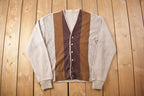 Vintage 1970s Knitted Cardigan Sweater /