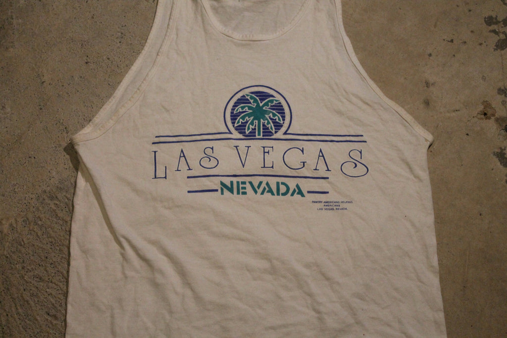 Vintage 1990s Las Vegas Nevada Graphic Tank Top