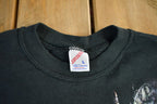 Vintage 1990s Wolf Nature Crewneck Sweatshirt Men's M-L