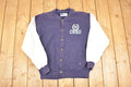 Vintage 1990s Russell Athletic High Cotton CWRU University Button Up Crewneck Sweater Men's L