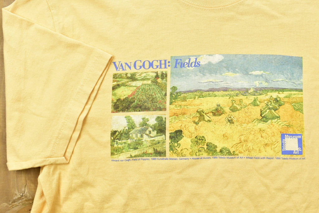Vintage 90's Van Gogh Fields Graphic Art T-Shirt