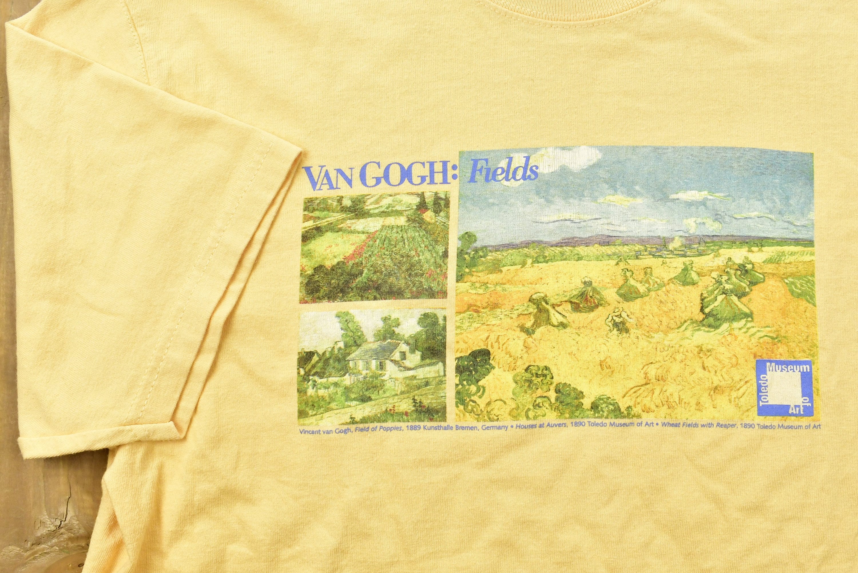 Vintage 90's Van Gogh Fields Graphic Art T-Shirt