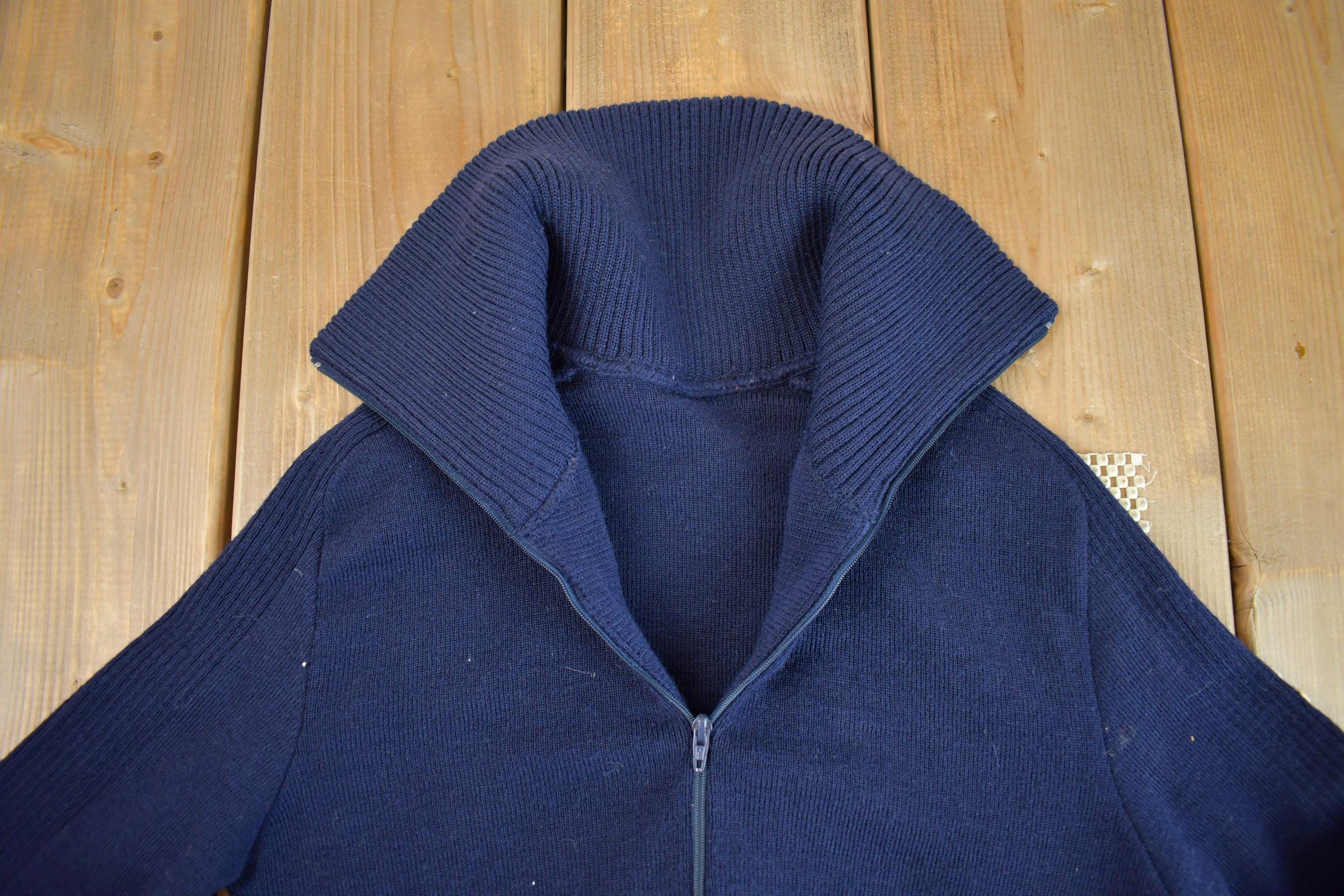 Vintage 1960s Girls Knit Varsity Cardigan