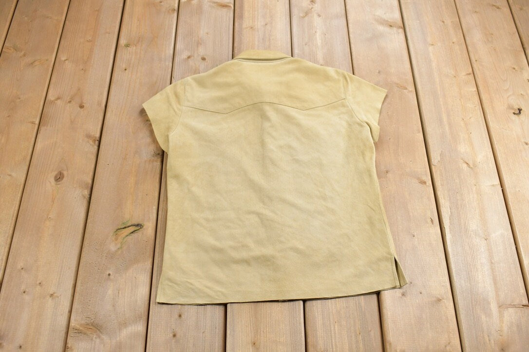 Vintage 1990s Womens Ralph Lauren Western Button Up Shirt