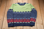 Vintage 1990s Abstract Knitted Sweater