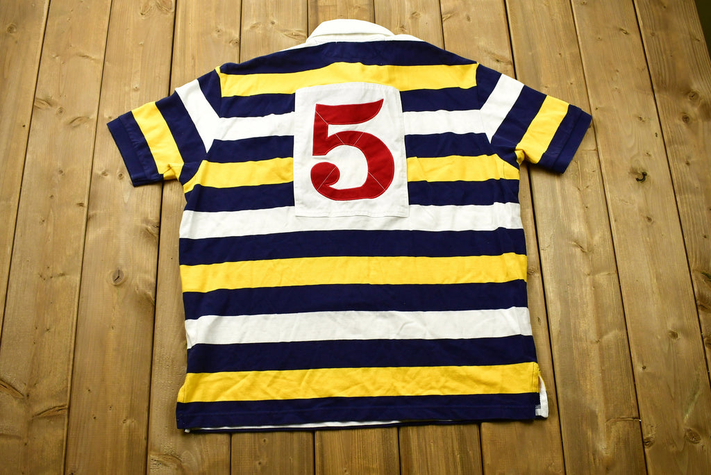 Vintage 1990s Polo Ralph Lauren Embroidered Collared T Shirt