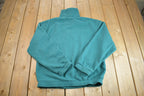 Vintage 1990s Novin Quater Zip Fleece Sweater