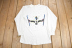 Vintage 1988 Skier Graphic Long Sleeve T Shirt