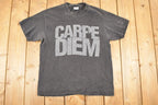 Vintage 1990s Carpe Diem Large Text Souvenir T-Shirt Men's L