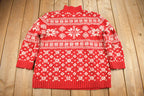Vintage 1990s Lauren Ralph Lauren Snowflake Knit Women's Sweater
