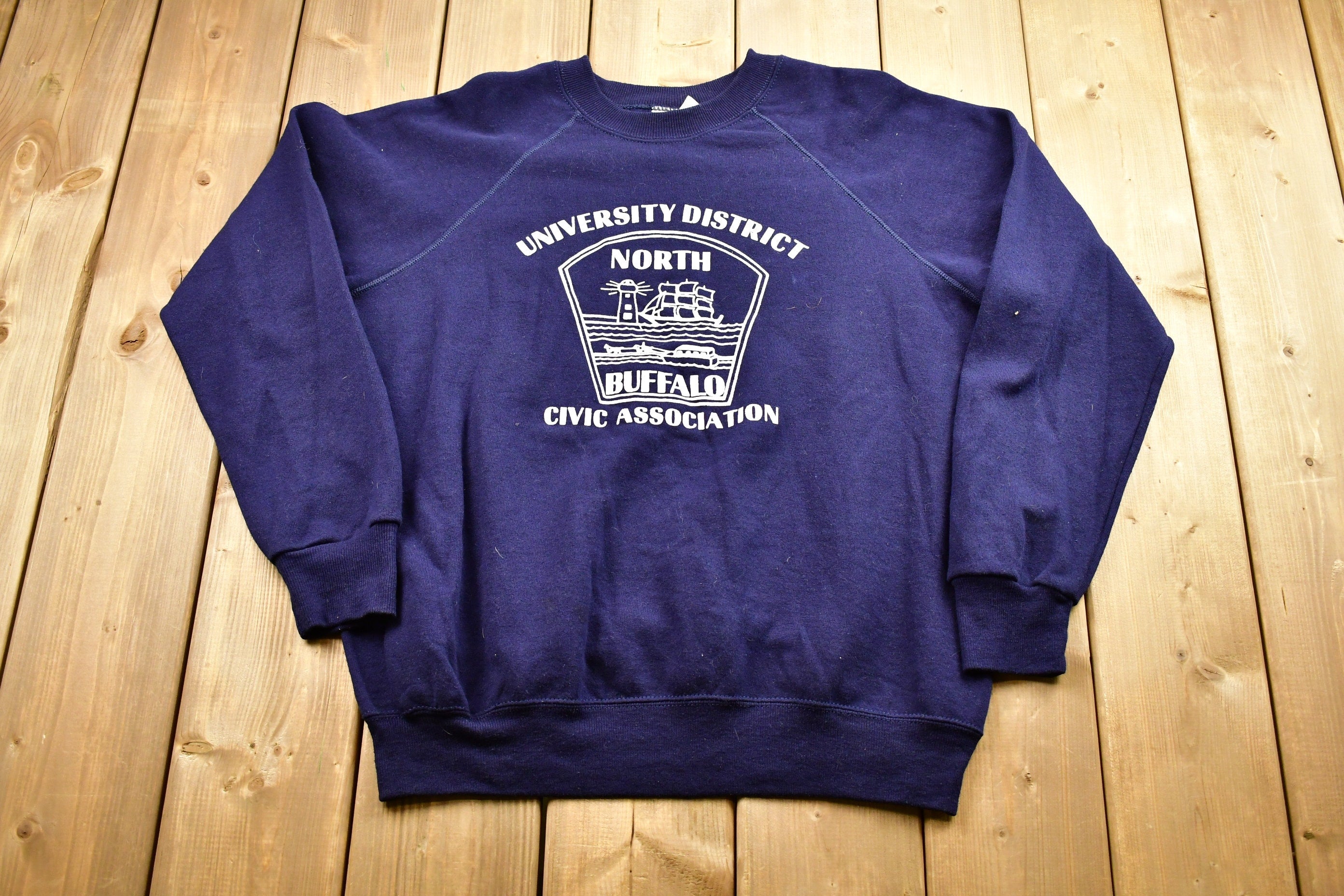 Vintage 1990s North Buffalo University Graphic Crewneck
