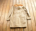 Vintage 1970s Craft Sportswear 100% Wool Toggle Button Up Fur Lined Jacket Made In Canada