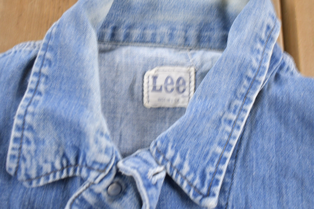 Vintage 1970s Lee Denim Jean Vest