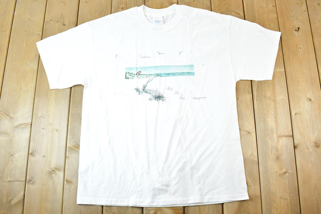 Vintage 1993 Carolina By The Sea Souvenir T-Shirt Mens XL