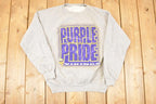 Vintage 1990s Minnesota Vikings Purple Pride NFL Crewneck Sweatshirt Mens M