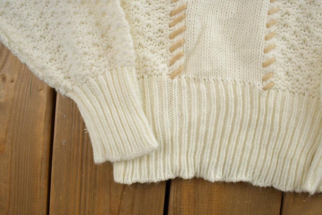 Vintage 1990s Coco Loco Loose Knit Crewneck Sweater