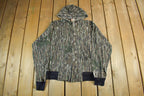 Vintage 1990s Sports Afield Realtree Camo Lightweight Zip Up Hoodie Men's Small