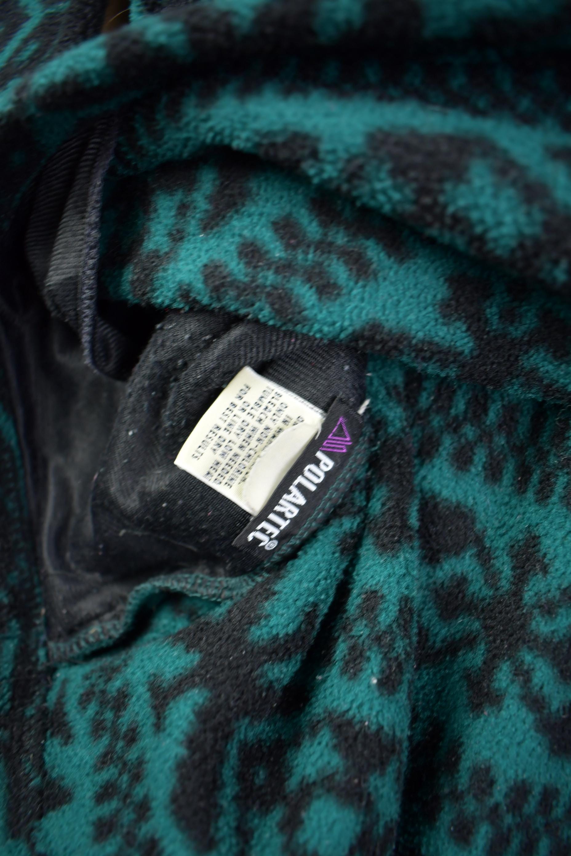 Vintage 1990s Eddie Bauer Quarter Zip Fleece Sweater