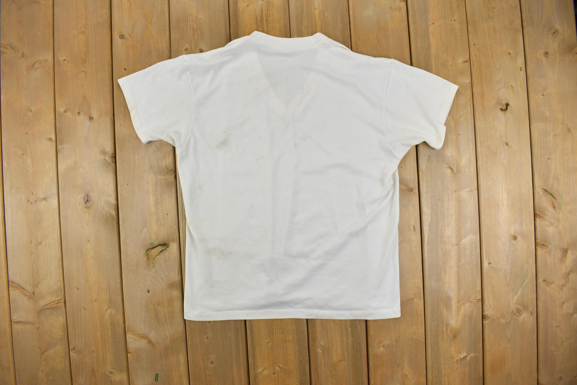 True Vintage 1970s Sears Simple V Neck T Shirt