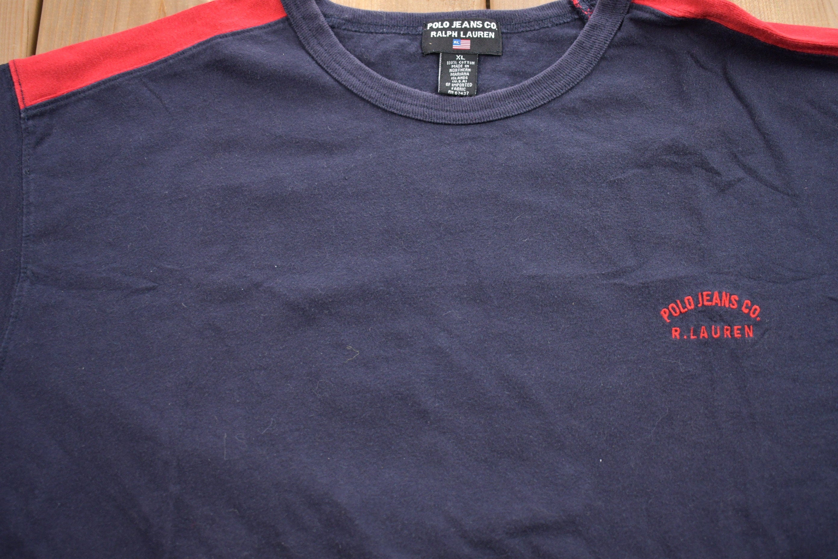 Vintage 1990s Polo Jeans Co Ralph Lauren T-Shirt