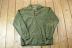 Vintage 1970s Bradfield Hippie Tie Up Collared Sweatshirt