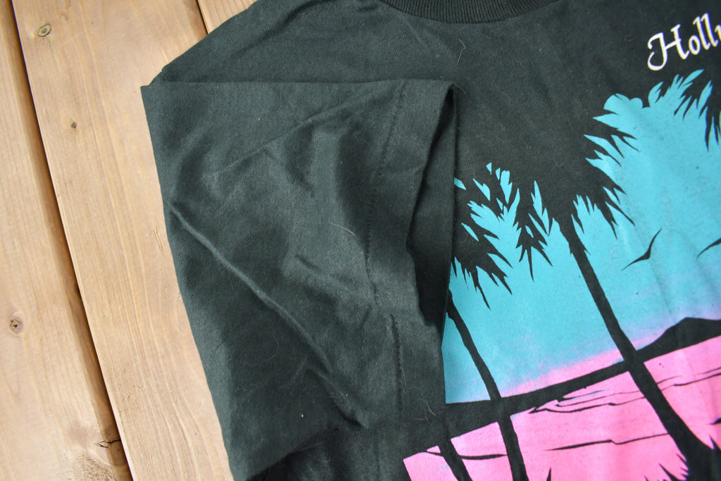 Vintage 1990s Hollywood California Souvenir Travel T Shirt Made In USA