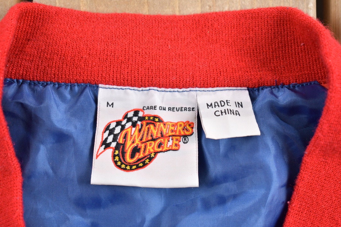 Vintage 1990s Jeff Gordon Nascar Racing Jacket  Jeff Gordon  Winners Circle  Colorblock Windbreaker  90s