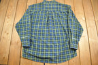 Vintage 1990s G. H. Bass & Co Plaid Flannel Button Up Shirt