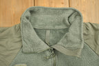 Vintage 1990s Green FleeceZip Up Sweater Jacket