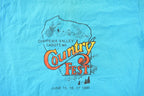 Vintage 1990 Country Fest Music Fair Graphic T-Shirt Men's Large
