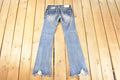 Vintage Deadstock Y2K Grace In LA Lace Hem Bootcut Low Rise Jeans Women's Size 26 x 32