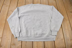 Vintage 1980s Scott Bulldogs Raglan Crewneck Sweatshirt Made In USA