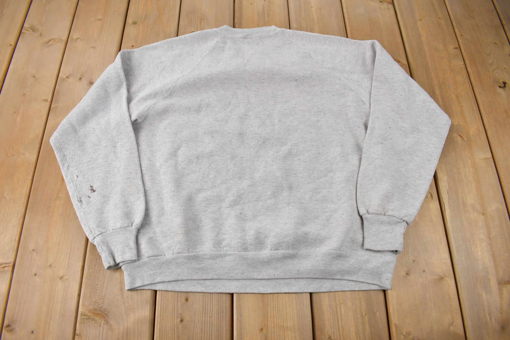 Vintage 1980s Scott Bulldogs Raglan Crewneck Sweatshirt Made In USA