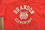 Vintage 1970s Brandon Elementary Jersey Style Champion T Shirt